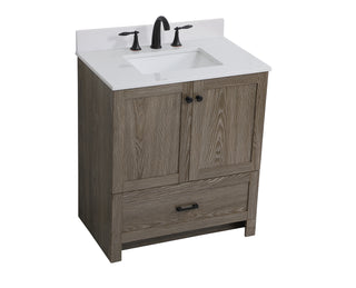 Soma Bathroom Vanity Set in weathered oak