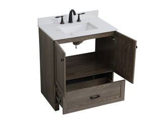 Soma Bathroom Vanity Set in weathered oak