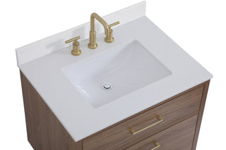 Boise Bathroom Vanity Set in Walnut Brown