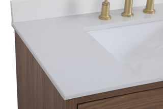 Boise Bathroom Vanity Set in Walnut Brown