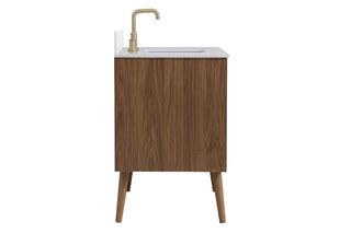 Boise Bathroom Vanity Set in Walnut Brown