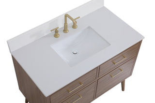 Boise Bathroom Vanity Set in Walnut Brown