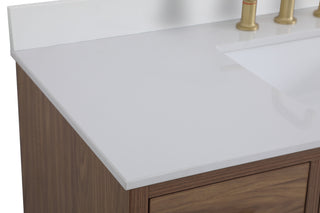 Boise Bathroom Vanity Set in Walnut Brown