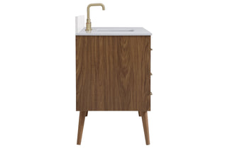 Boise Bathroom Vanity Set in Walnut Brown