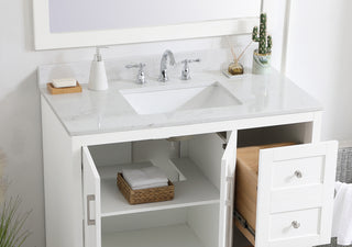 Backsplash in Calacatta White