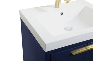 Wyatt Bathroom Vanity Set in Blue