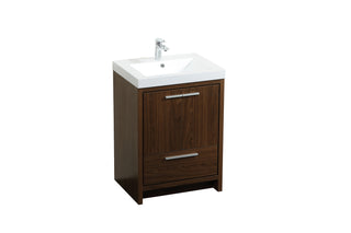Wyatt Bathroom Vanity Set in Walnut