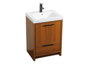 Wyatt Bathroom Vanity Set in Teak