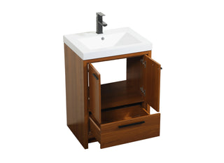 Wyatt Bathroom Vanity Set in Teak