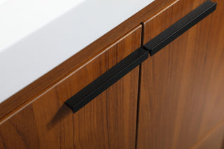 Wyatt Bathroom Vanity Set in Teak