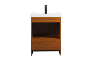 Wyatt Bathroom Vanity Set in Teak
