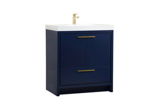 Wyatt Bathroom Vanity Set in Blue
