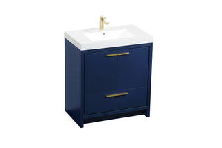 Wyatt Bathroom Vanity Set in Blue