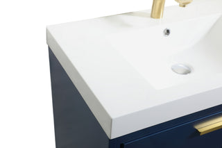 Wyatt Bathroom Vanity Set in Blue