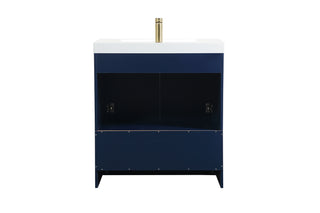 Wyatt Bathroom Vanity Set in Blue
