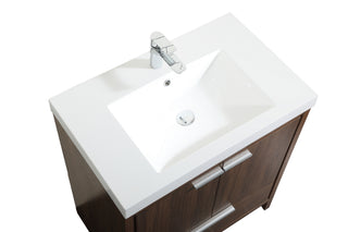 Wyatt Bathroom Vanity Set in Walnut