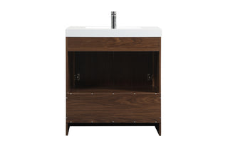 Wyatt Bathroom Vanity Set in Walnut