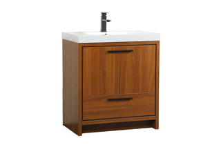 Wyatt Bathroom Vanity Set in Teak
