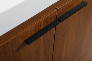 Wyatt Bathroom Vanity Set in Teak