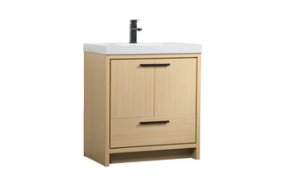 Wyatt Bathroom Vanity Set in Maple