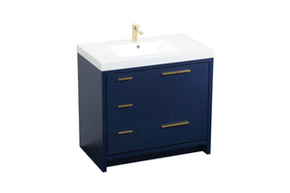 Wyatt Bathroom Vanity Set in Blue
