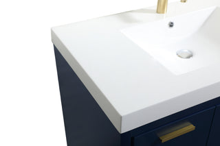 Wyatt Bathroom Vanity Set in Blue