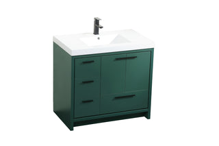 Wyatt Bathroom Vanity Set in Green