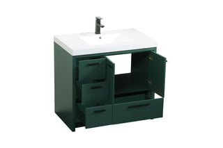 Wyatt Bathroom Vanity Set in Green