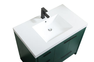 Wyatt Bathroom Vanity Set in Green