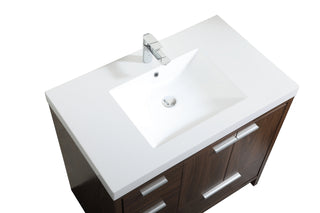 Wyatt Bathroom Vanity Set in Walnut