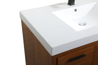 Wyatt Bathroom Vanity Set in Teak