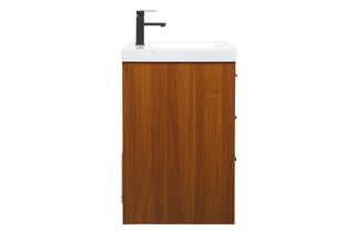 Wyatt Bathroom Vanity Set in Teak