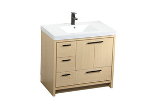 Wyatt Bathroom Vanity Set in Maple