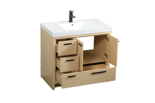 Wyatt Bathroom Vanity Set in Maple