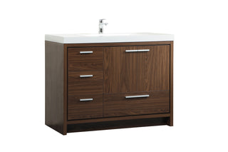 Wyatt Bathroom Vanity Set in Walnut