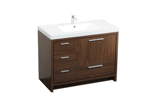 Wyatt Bathroom Vanity Set in Walnut