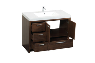 Wyatt Bathroom Vanity Set in Walnut