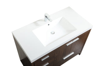 Wyatt Bathroom Vanity Set in Walnut