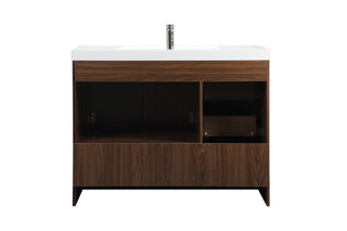 Wyatt Bathroom Vanity Set in Walnut