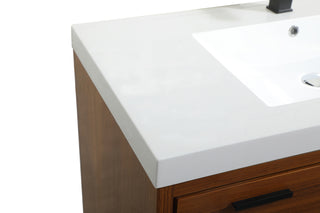 Wyatt Bathroom Vanity Set in Teak