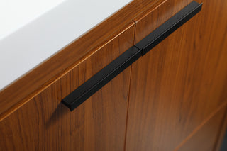 Wyatt Bathroom Vanity Set in Teak