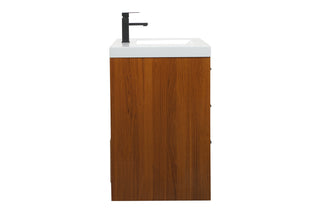 Wyatt Bathroom Vanity Set in Teak
