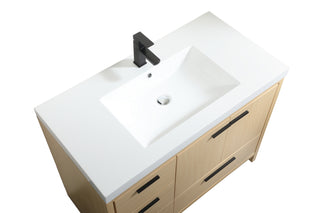 Wyatt Bathroom Vanity Set in Maple