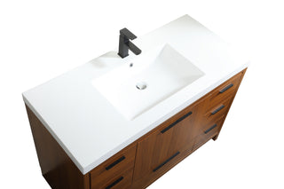 Wyatt Bathroom Vanity Set in Teak