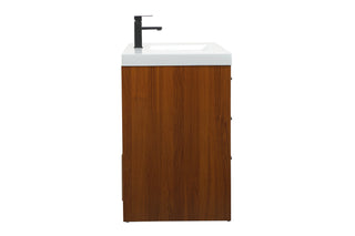 Wyatt Bathroom Vanity Set in Teak