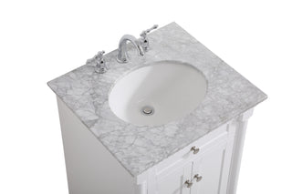 Clarence Bathroom Vanity Set in White