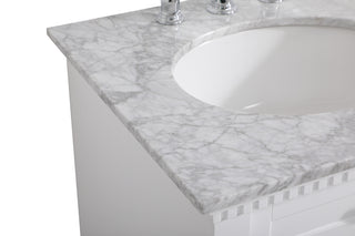 Clarence Bathroom Vanity Set in White