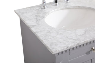 Clarence Bathroom Vanity Set in Grey