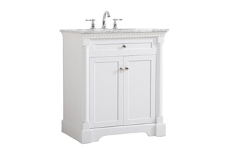 Clarence Bathroom Vanity Set in White
