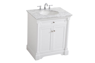 Clarence Bathroom Vanity Set in White